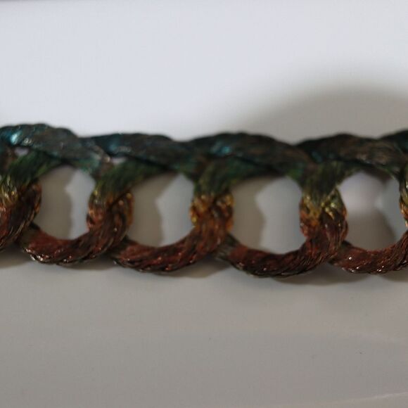 Beautiful Unique Handmade Mermaidcore Pastel Rainbow Belt OS Adjustable main image 8